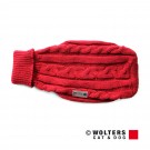 Wolters Zopf-Strickpullover rot